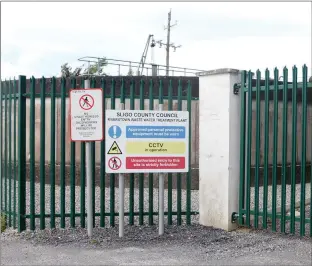  ??  ?? Riverstown Water Treatment Plant which is to be upgraded under Irish Water plans