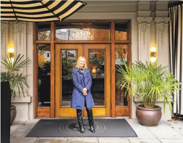  ?? Jenny Riffle / New York Times ?? Barbara Malone, coowner of the 110yearold Hotel Sorrento in Seattle, says it’s important to stay nimble.