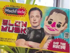  ?? ?? Así se ve el empaque de un helado con el rostro de Elon Musk