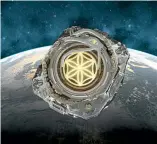  ?? ASGARDIA.SPACE ?? People signing up to the Asgardia project hope to live on ‘‘habitable platforms’’ known as arks, orbiting Earth.