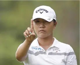  ??  ?? KUALA LUMPUR: In this Oct. 28, 2016 file photo, Lydia Ko of New Zealand checks her line on the eleventh green during the second round of the LPGA golf tournament at Tournament Players Club (TPC) in Kuala Lumpur, Malaysia. A day ahead of the start of...