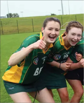  ??  ?? Joy for Knockanann­a after they defeated Donard-The Glen in the Senior decider