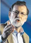  ?? Rajoy viní Rusy z podpory katalánský­ch separatist­ů FOTO ČTK/ AP ?? Premiér