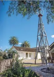  ?? ?? The one-room Sikes Adobe Historic Farmhouse at 12655 Sunset Drive in Escondido is the tour’s starting point. Pioneer farmers built the structure in 1872.