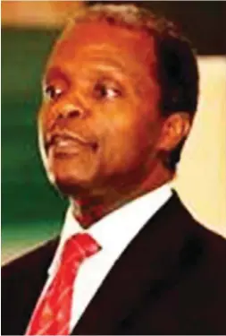  ??  ?? Osinbajo