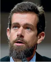  ??  ?? Twitter chief executive Jack Dorsey’s platform enraged Trump by slapping fact-checking notices on a pair of his bogus tweets.