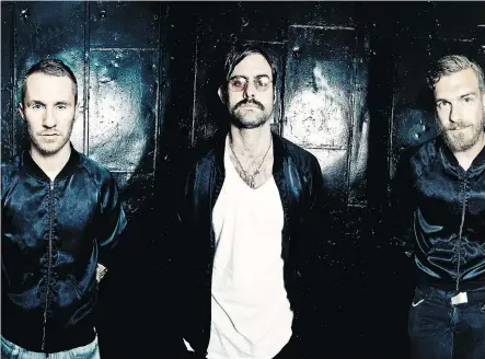  ??  ?? Members of Miike Snow, including Pontus Winnberg, right. The trio’s first big hit was Animal, a pulsating and soulful dance-pop number.
