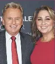 ??  ?? Luscious letter-turner White went on to marry
restaurate­ur George Santo Pietro in 1990, while Sajak — then fresh off a divorce — wed his
current wife, Lesly Brown, in 1989