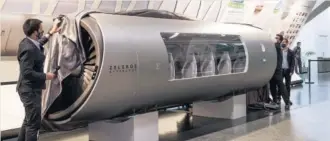  ??  ?? El vehículo Z01 Hyperloop de Zeleros.