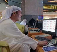  ?? File photo ?? Abu Dhabi’s index advanced by 11.7 per cent in 2018. —