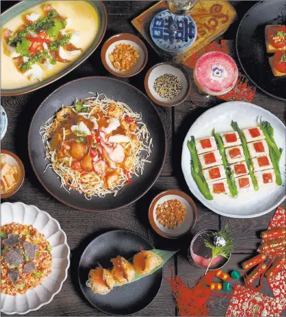  ??  ?? Mott 32’s Lunar New Year menu includes