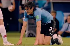  ?? IPP ?? Edinson Cavani, 31 anni, si è lesionato il polpaccio al Mondiale