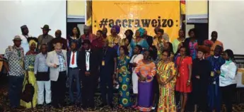  ??  ?? Participan­ts at the just concluded Accra Weizo held in Ghana