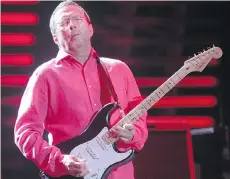  ?? JOHN MAJOR ?? Eric Clapton has made his mark as a guitar legend.