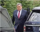  ?? JOSE LUIS MAGANA/AP ?? Attorney General William Barr plans to release Robert Mueller’s report with redactions.