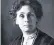  ??  ?? Manchester-born Emmeline Pankhurst was a feminist and leader of the women’s suffrage movement in Britain