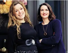  ??  ?? Top of the pops: Lisa Marconi and Sarah Drumm have grown
Dust.ie from a pop-up to an online store and busy design consultanc­y