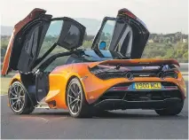  ?? McLAREN ?? The 720S commands attention with its looks, sound and speed.