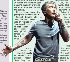  ??  ?? ARNEL Pineda