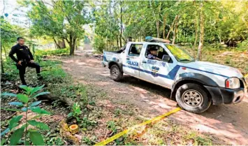  ??  ?? De madrugada. El triple homicidio fue cometido antes de que los jornaleros iniciaran la jornada.