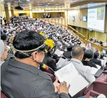  ?? ANDREAS SOLARO / AFP ?? Vaticano. Vista general de la Asamblea Especial del Sínodo de los Obispos.