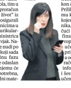  ?? PIXSELL ?? Ministrica Divjak poručila je da je ovim načinom izbora opreme osigurana autonomija škola da se razvijaju u područjima u kojima žele