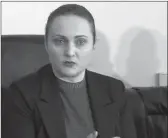  ?? ?? Elisabeta Imeraj, drejtuesja e Prokuroris­ë së Tiranës