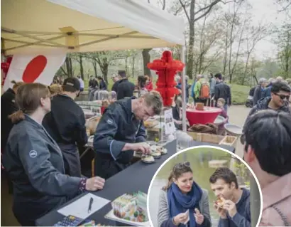  ?? FOTO BOUMEDIENE BELBACHIR ?? Het evenement in de Japanse Tuin was een succes.