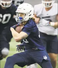  ?? UConn Athletics ?? Redshirt freshman Zavier Scott is listed as the starting running back for UConn for its season opener against UCF on Thursday.