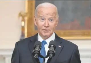  ?? // EFE ?? Joe Biden, ayer en la Casa Blanca