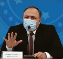  ?? Pedro Ladeira - 7.jan.2021/folhapress ?? O ex-ministro da Saúde Eduardo Pazuello, que está entre as prioridade­s da CPI