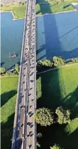  ?? FOTO: UM (ARCHIV) ?? Der Neubau der maroden Rheinbrück­e ist Anlass des Protests.