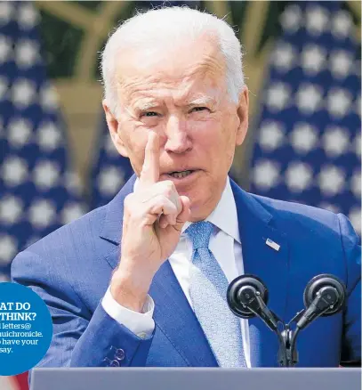  ?? Photos / AP ?? Joe Biden’s tax plan has been backed by the world’s richest man, Jeff Bezos.