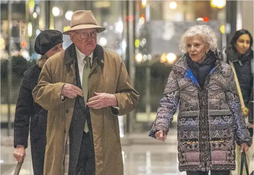  ?? TYLER PASCIAK LARIVIERE/SUN-TIMES ?? Former Ald. Edward Burke at the Dirksen Federal Courthouse on Dec. 11. A federal jury spent more than two hours Monday deliberati­ng his case.