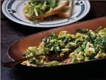  ?? DEB LINDSEY ?? Many of Paula Wolfert’s dishes, like her fluffy Mint and Egg Salad, are brilliant in their simplicity.