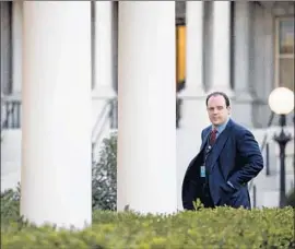  ?? Andrew Harnik Associated Press ?? BORIS EPSHTEYN, a former special assistant to President Trump, is now chief political analyst for Sinclair and defends the practice of must-run content.