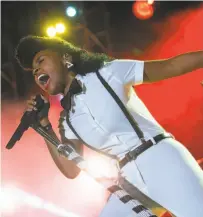  ?? Jamaal Ellis / j. vince photograph­y ?? Janelle Monáe, whose new album is “Dirty Computer,” will be at the Masonic.