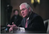  ?? AFP ?? Rex Tillerson, president-elect Donald Trump’s nominee for US secretary of state, at the senate confirmati­on hearings.