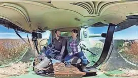  ?? SUPPLIED ?? Illinois corn farmer Justin Durdan decided to "show and tell" in a series of pioneering 360-degree videos, Durdan spent 2016 offering consumers a personal, panoramic view of the season-long action on his family's corn and soybean farm in LaSalle County.