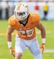  ?? STAFF FILE PHOTO BY ROBIN RUDD ?? Tennessee wide receiver Josh Smith said he has confidence in both Quinten Dormady and Jarrett Guarantano.