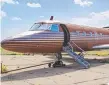  ??  ?? The 1962 Lockheed Jetstar once owned by Elvis Presley.