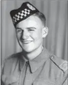  ?? SUBMITTED PHOTO ?? George Burke after signing up for the army, circa 1939.
