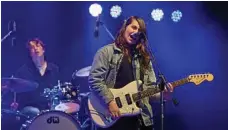  ?? PHOTO: KEVIN FARMER ?? Alex Lahey on stage for the Heritage Bank Live Concert Series at Ergon Energy Food and Wine Festival.