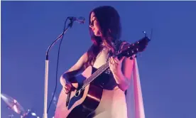  ?? Photograph: John Williams/REX/Shuttersto­ck ?? ‘Christ-haunted’ … Weyes Blood at the Roundhouse in London.