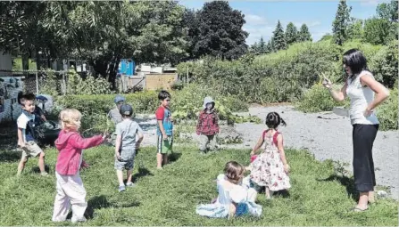  ?? JESSICA NYZNIK ?? Children play at a licensed daycare facility in Ontario: Kerry McCuaig writes: ‘A recent analysis calculates that expanding ECE would increase mothers’ labour force participat­ion, improve child outcomes and reduce income inequality.’