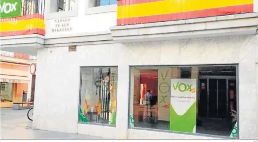  ?? D.C. ?? La nueva sede electoral de Vox El Puerto se inaugurará el viernes de esta semana entre las calles Larga y Luna.