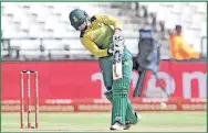  ?? ?? THE Proteas stalwart knows that with T20 cricket being so unpredicta­ble, consistenc­y will be key.
