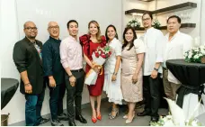  ??  ?? (L-R): BOBET T. Bayuga, Archt. Michael E. Dakudao, Dr. Boyet T. Bayuga, Consul Joji Ilagan-Bian, Anna Fondevilla, Dr. Isel B. Yu, Nurse Albhy T. Yu, Capt. Ismael P. Bayuga