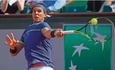  ?? FOTO: ERIC FEFERBERG/AFP ?? Der Spanier Rafael Nadal spielt derzeit sehr stark in Paris.