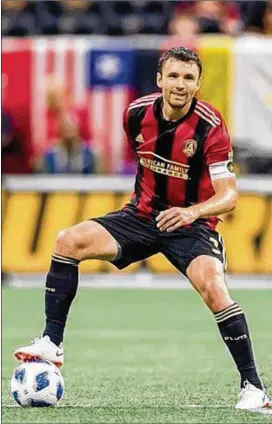  ?? ATLANTA UNITED ?? “We’ve put in a lot of good days, a lot of good months to be in this position and we don’t want to let go of it,” United captain Michael Parkhurst said.